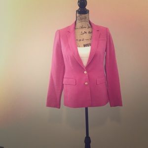 Pink Cotton Blazer